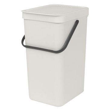 Brabantia Abfalleimer "Sort and Go", 16 Liter Farbe: Light Grey  - Bild-Darstellung des Produktes 1