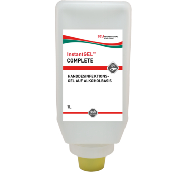 InstantGEL™ COMPLETE Handdesinfektionsgel 1 Liter - Flasche - Bild-Darstellung des Produktes 1