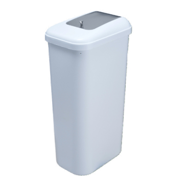 Damenhygienebehälter mit Edelstahldeckel, 40 Liter Farbe: weiß - Bild-Darstellung des Produktes 1