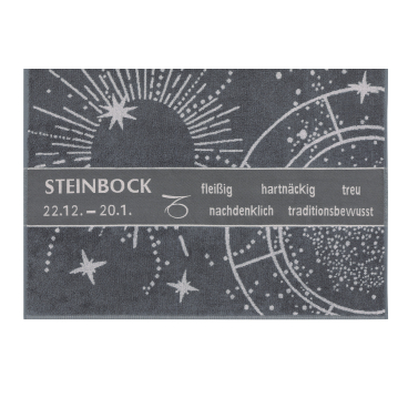 Gözze Saunatuch mit Sternzeichen, 80 x 180 cm Sternzeichen: Steinbock - Bild-Darstellung des Produktes 1