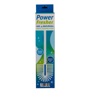 Toilettenbürste Powerfresher, hygienisch nachfüllbar 1 Bürste - inkl. 4 Aktiv Sticks, Ocean Fresh - Bild-Darstellung des Produktes 1