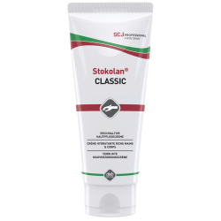 SC Johnson Professional GmbH Stokolan® CLASSIC Hautpflegecreme, Regenerierende Pflegecreme für Gesicht und Hände, 100 ml - Tube (1 Karton = 12 Tuben) SCL100ML