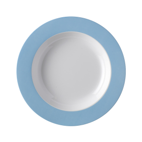 Mepal Wave Suppenteller Picknick Geschirr Melamin, Ø 21 cm Farbe: nordic blue kaufen