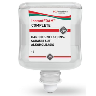 InstantFOAM™ COMPLETE Schaum-Handdesinfektionsmittel 1 Karton = 6 x 1000 ml - Kartusche für InstantFOAM Spender - Bild-Darstellung des Produktes 1