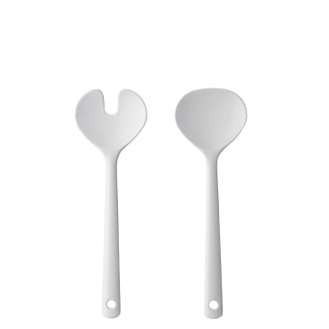 Mepal Synthesis Salatbesteck modern, 2-teilig, weiß Maße (L x B x H): 212 x 67 x 17 mm - Bild-Darstellung des Produktes 1