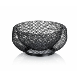 Keck und Lang GmbH Kela Marlo Obstkorb, Metall, Praktische Obstbox zur Aufbewahrung von Obst, Maße (H x Ø): 11 x 22,5 cm 12510