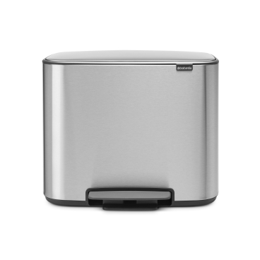 Brabantia Bo Treteimer, 11 und 23 Liter Farbe: Matt Steel, Fingerprint proof - Bild-Darstellung des Produktes 1