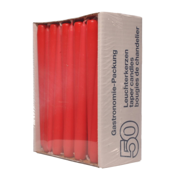 Leuchterkerze rot 1 Packung = 50 Stück - Bild-Darstellung des Produktes 1
