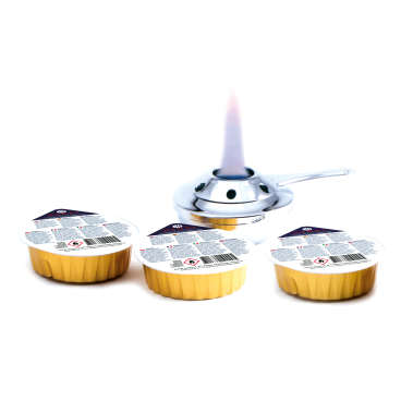 HENDI Brennpaste für Fondue auf Ethanolbasis 1 Packung = 3 Stück à 80 g - Bild-Darstellung des Produktes 1