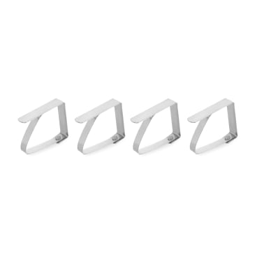 HENDI Tischdeckenklammern 18/10 Edelstahl, 4-teilig Maße (B x L x H) 1 x 5 x 4 cm kaufen