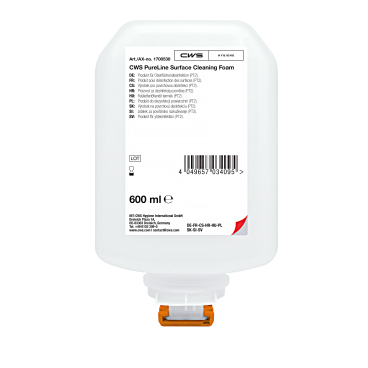 CWS PureLine Desinfektionsmittelschaum, gebrauchsfertig, 600 ml 1 ...