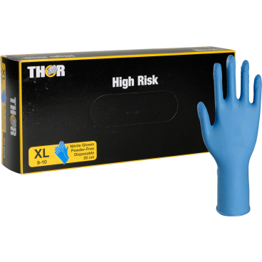 ABENA® Chemikalienschutzhandschuh Thor High Risk, Blau, 30 cm 1 Packung = 50 Stück, Größe XL - Bild-Darstellung des Produktes 1