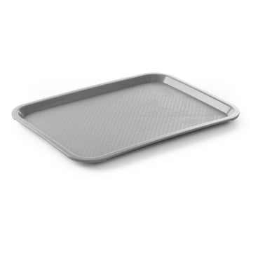 HENDI Serviertablett aus Polypropylen, hitzebeständig bis zu 80°C Maße (B x L x H): 41,5 x 30,5 x 2 cm, grau - Bild-Darstellung des Produktes 1