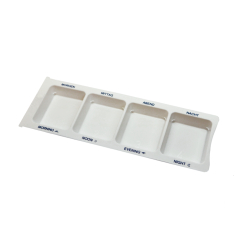 EDLICH & HABEL Medikamentenbox 1 Tag, 4 Fächer, XL 1 Stück, Farbe: weiß ...