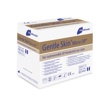 Meditrade Gentle Skin® Micro OP® Handschuhe, Latex 1 Packung = 50 Paar, Größe 8 - Bild-Darstellung des Produktes 1