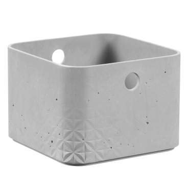 CURVER BETON  Aufbewahrungsbox, hellgrau Maße (B x H x L): 17 x 12 x 17 cm, Größe XS, 3 Liter - Bild-Darstellung des Produktes 1