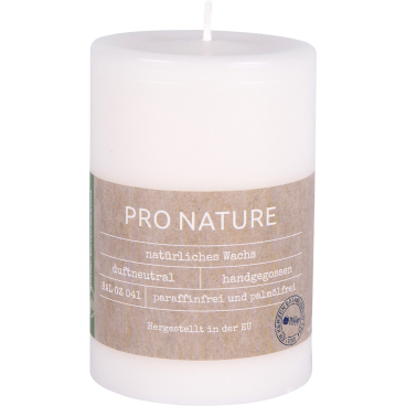 Müller Kerzen "PRO NATURE" Stearin Stumpenkerze, 100/68 mm 1 Packung = 6 Stück, vanille - Bild-Darstellung des Produktes 1