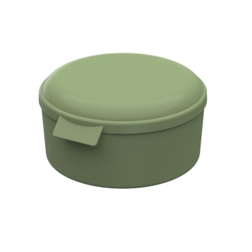 Lunchbox ToGo, rund 1 Stück, Farbe: grün - Bild-Darstellung des Produktes 1