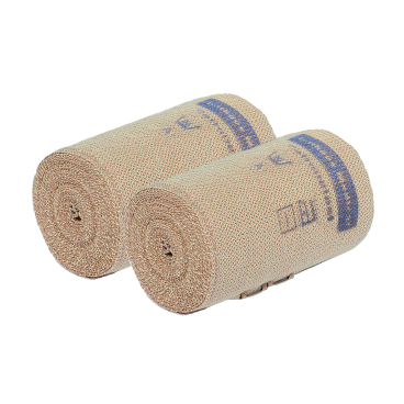 Holthaus Medical Cottonelast® Kurzzug-Binde 5 m, Klinikpackung 1 Packung = 2 Stück in Faltschachtel, Maße: 10 cm x 5 m - Bild-Darstellung des Produktes 1