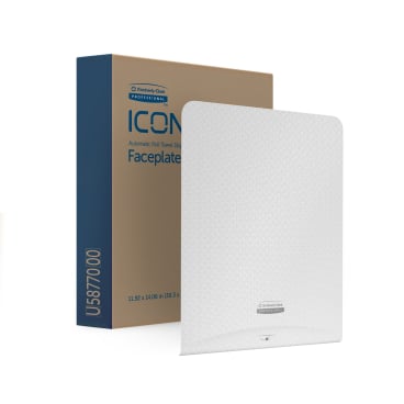 Kimberly-Clark Professional ICON Blende Motiv WEISSES MOSAIK 1 Blende für automatischen Rollenhandtuchspender - Bild-Darstellung des Produktes 1