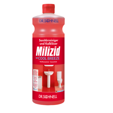 Dr. Schnell MILIZID Sanitärreiniger COOL BREEZE, Konzentrat 1 Liter - Flasche - Bild-Darstellung des Produktes 1