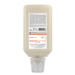 Paul Voormann GmbH PEVASTAR SOFT PURE Handreiniger, unparfümiert, Konzentrierter Hautreiniger mit hoher Hautverträglichkeit, 2 Liter - Softflasche 52045