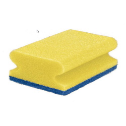 Sito International GmbH & Co. KG Sito Putzschwamm Vlies, nicht kratzend, 7 x 15 x 4,5 cm, Optimaler Schwamm für die ideale Reinigung im Badezimmer, 1 Packung = 10 Schwämme, gelb/blau 551500/40624