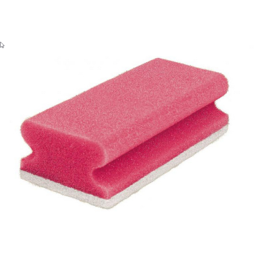 Sito Spülschwamm Vlies, nicht kratzend, groß, 8,6 x 15,3 x 4,2 cm 1 Packung = 10 Schwämme, rot/weiß - Bild-Darstellung des Produktes 1