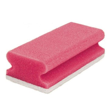 Sito Spülschwamm Vlies, nicht kratzend, 15,3 x 5,9 x 4,2 cm 1 Packung = 10 Schwämme, rot/weiß - Bild-Darstellung des Produktes 1