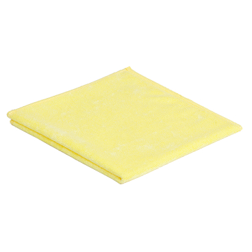 Sito Microfasertuch Economic, 260g/m², 40 x 40 cm 1 Packung = 10 Tücher, Farbe: gelb - Bild-Darstellung des Produktes 1