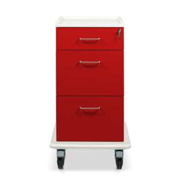 ETERNASOLID MULTICART Dokumentenwagen T17 mit 2 Doku-Auszügen Farbe: rot - Bild-Darstellung des Produktes 1