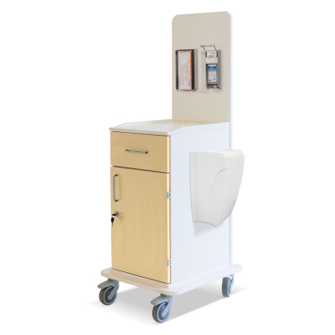 ETERNASOLID MULTICART Arbeitswagen T15 mit Mülleimer Farbe: beige - Bild-Darstellung des Produktes 1