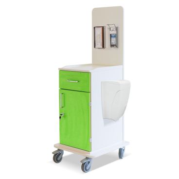 ETERNASOLID MULTICART Arbeitswagen T15 mit Mülleimer Farbe: grün - Bild-Darstellung des Produktes 1