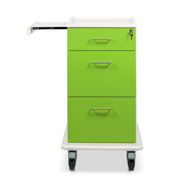 ETERNASOLID MULTICART Dokumentenwagen T16 mit Laptopauszug Farbe: grün - Bild-Darstellung des Produktes 1