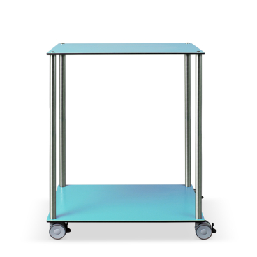ETERNASOLID MULTICART Etagenwagen W22 mit 2 Böden Farbe: blau - Bild-Darstellung des Produktes 1
