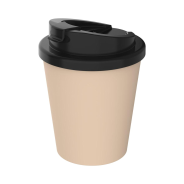 Bio Kaffeebecher Mehrwegbecher Premium Deluxe, small, 0,25 Liter 1 Stück, Farbe: aprikose - Bild-Darstellung des Produktes 1