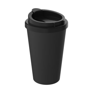 Bio Kaffeebecher Mehrwegbecher PremiumPlus, 0,35 Liter 1 Stück, Farbe: schiefer - Bild-Darstellung des Produktes 1