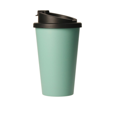 Bio Kaffeebecher Mehrwegbecher Premium Deluxe, 0,35 Liter 1 Stück, Farbe: minze - Bild-Darstellung des Produktes 1