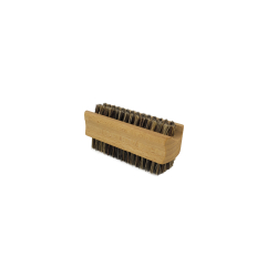 Waldkraft GmbH Waldkraft Nagelbürste aus Buchenholz, geölt, 9,5 cm, Robuste und langlebige Borsten, die für saubere Hände und Nägel sorgen, Holzbürste mit grauen Naturborsten 10039 01 24 600
