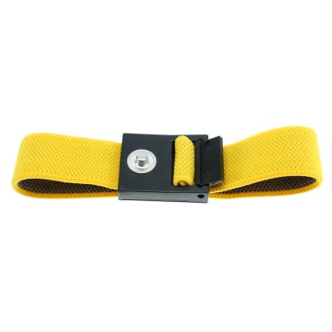SafeGuard ESD Armband Stoff, waschbar, für 7 mm Erdungskabel 1 Stück, gelb - Bild-Darstellung des Produktes 1