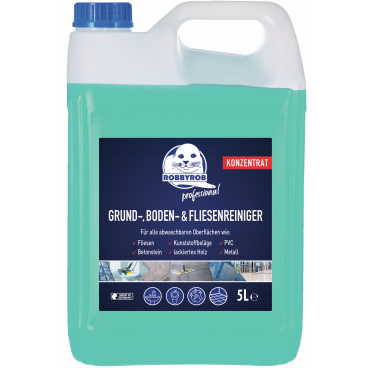 ROBBYROB Professional Bodenreiniger, Konzentrat 5 Liter - Kanister - Bild-Darstellung des Produktes 1