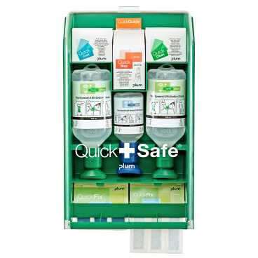 Plum QuickSafe Food Industry Erste-Hilfe Wandstation 1 Station mit Inhalt, Maße: H 430 x B 253 x T 92 mm - Bild-Darstellung des Produktes 1