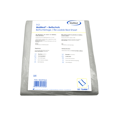MaiMed® Bettschutzunterlage, waschbar, 90 x 75 cm, blau 1 Unterlage - Bild-Darstellung des Produktes 1