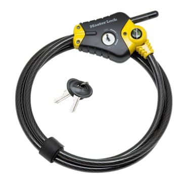 Master Lock Python Kabelschloss 8420EURD, wetterfest 1 Stück - 0,3 bis 4,5 m x 10 mm - Bild-Darstellung des Produktes 1