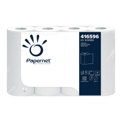 Sofidel Germany GmbH Papernet Küchenrolle, 3-lagig, weiß, Praktisches Küchenpapier aus Zellstoff, 1 Karton = 8 Packungen à 4 Rollen = 32 Rollen à 51 Blatt 416596