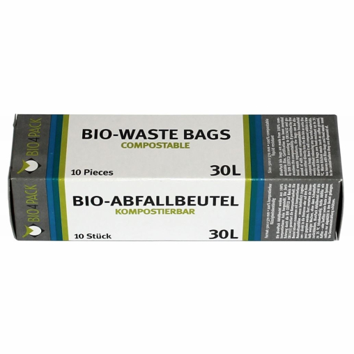 Bio4Pack Abfallbeutel 100% kompostierbar, 30 Liter