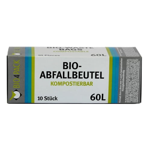 Bio4Pack Abfallbeutel 100% kompostierbar, 60 Liter