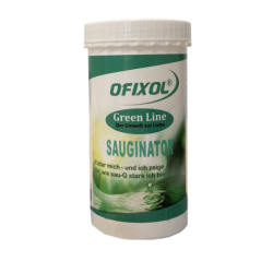 Ofixol Chemie GmbH & Co. KG Ofixol Green Line Sauginator, geruchsneutralisierend, Mikrobiologischer Gruchsneutralisierer gegen Flecken und Gerüche, 250 gramm - Dose 100242