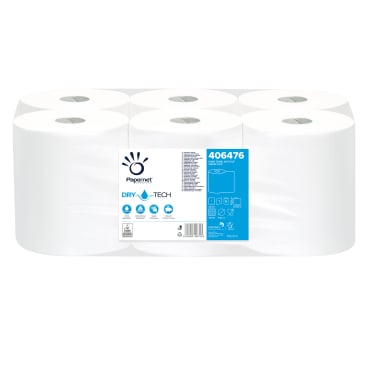 Papernet Handtuchrolle, 1-lagig, weiß 1 Paket = 6 Rollen à 250 Meter - Bild-Darstellung des Produktes 1