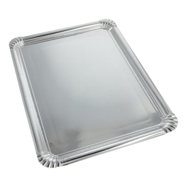 Papstar Servierplatten, eckig, silber 1 Packung = 10 Stück - Bild-Darstellung des Produktes 1